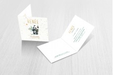 Kleine panda met blaadjes vast Kleine panda met blaadjes vast